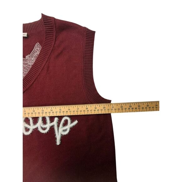 Texas A&M Aggies Reveille Sequin Sweater Vest Whoop Game Day Size M - Picture 5 of 10